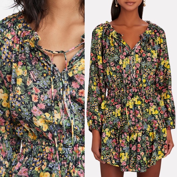 NWOT LoveShackFancy Popover Mini Dress - Picture 4 of 11